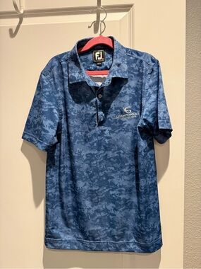 FootJoy Navy Blue Camo Polo with ChampionGate Logo - boys